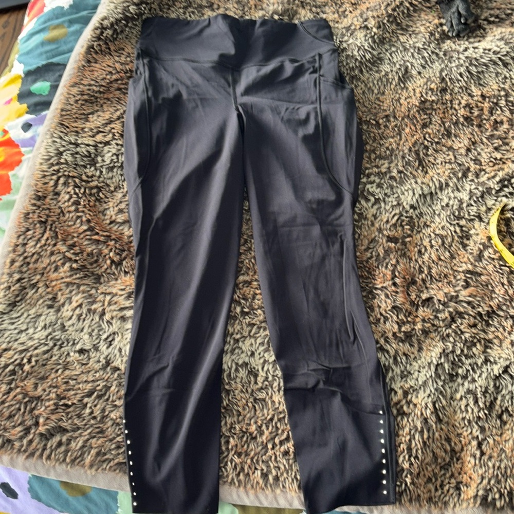 Lululemon Run Fast and Free Nulux 7/8 25 inch high rise Leggings Size 10